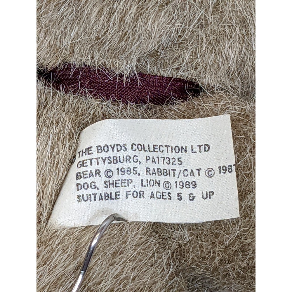 Vintage Boyds 10"‎ Bean Weighted Bear 1985 'The Boyd's Collection Gettysburg' - Picture 6 of 7